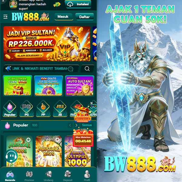 BW888 - Situs Resmi Slot Online dan Pilihan Game PG Soft